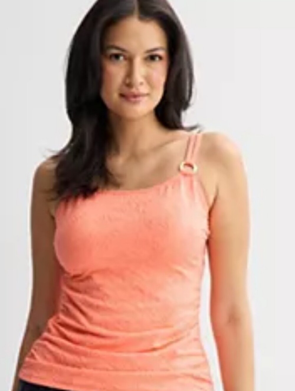 Bal Harbour Swim Women’s Coral Lace-Detail Tank Top Size 4-6 NWT